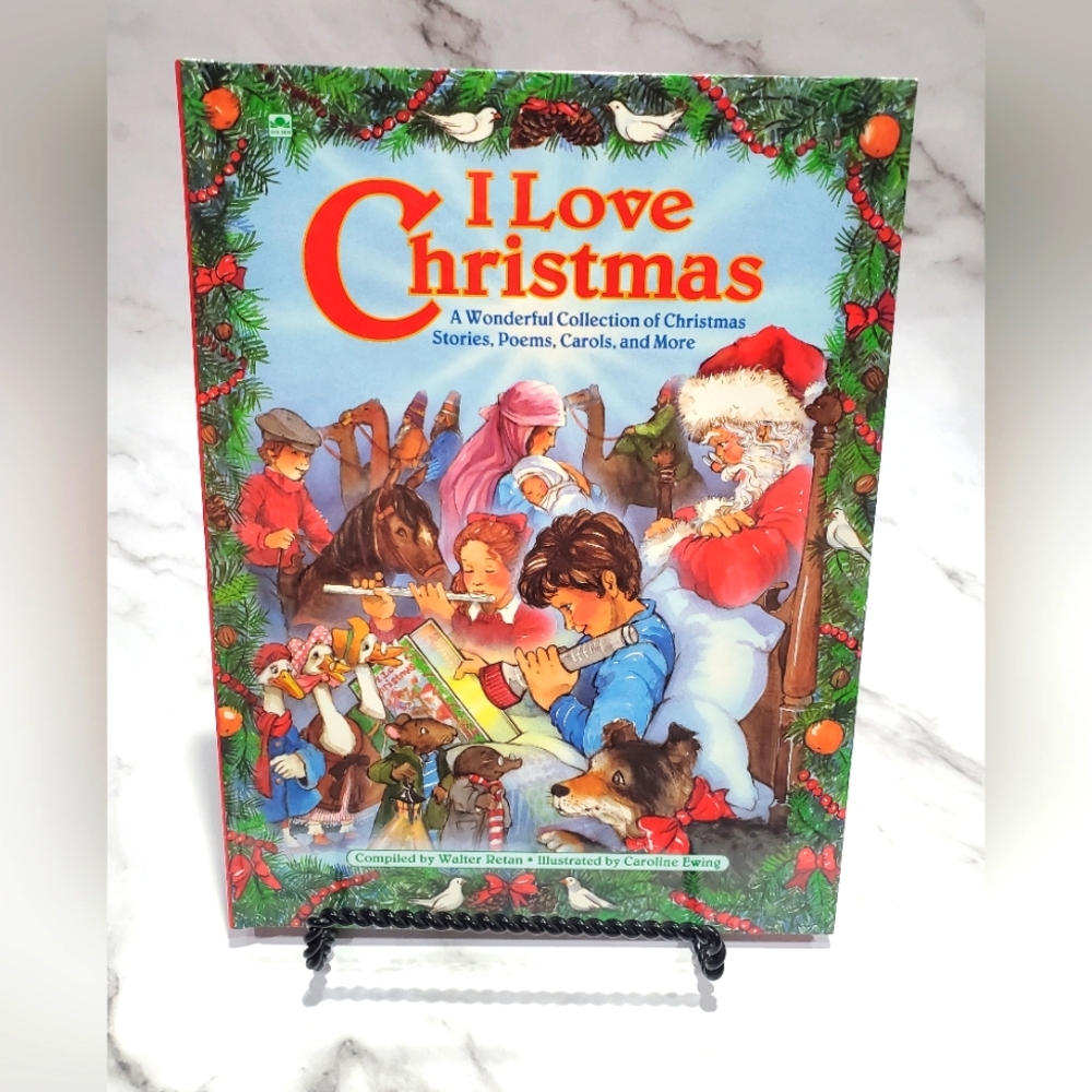 "I Love Christmas" Children's Book Holiday Stories Carols